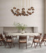 Wood Pumpkin Cluster Chandelier-DWHOME