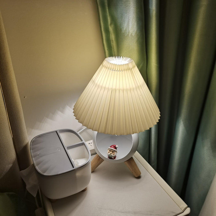 Wood Small Table Lamp-DWHOME
