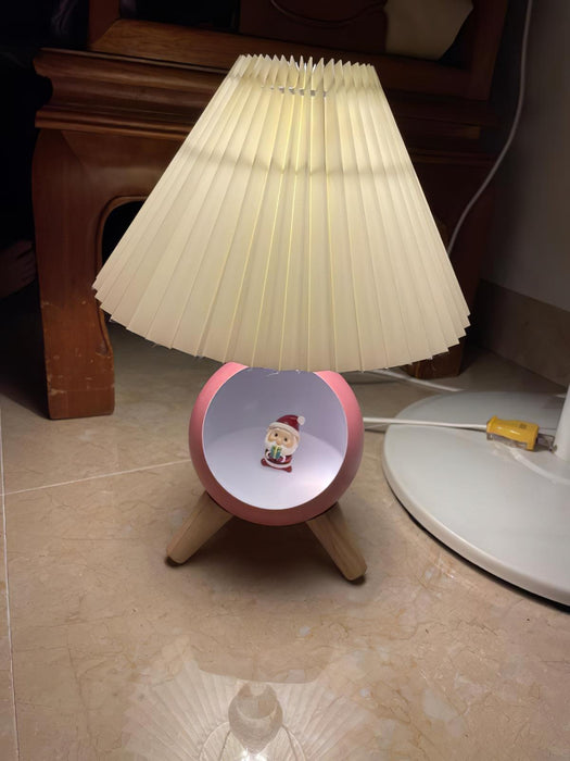 Wood Small Table Lamp-DWHOME