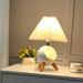 Wood Small Table Lamp-DWHOME