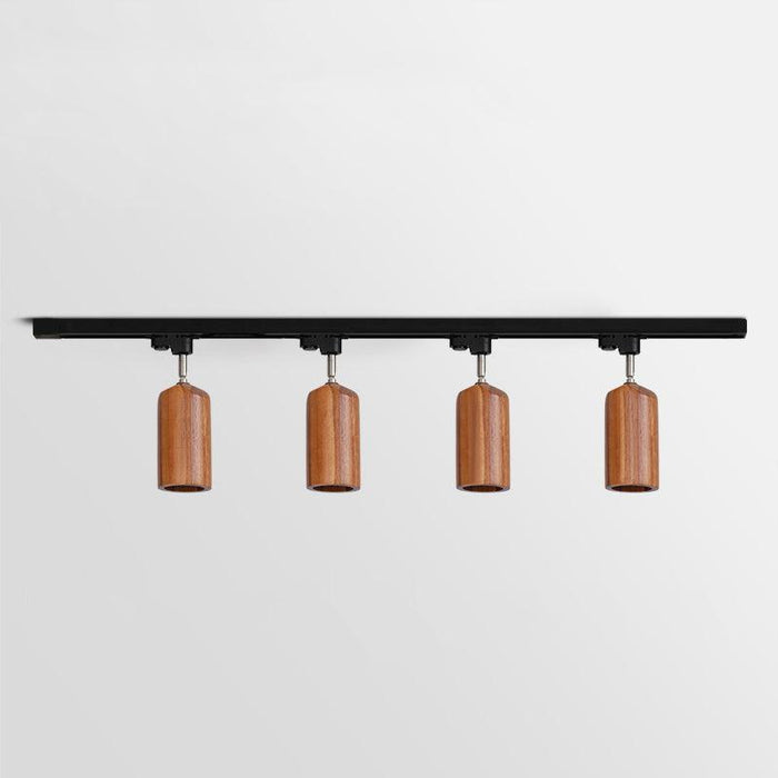 Wood Track Ceiling Lamp.