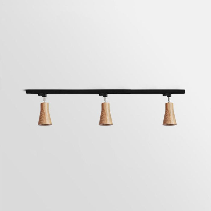 Wood Track Ceiling Lamp.