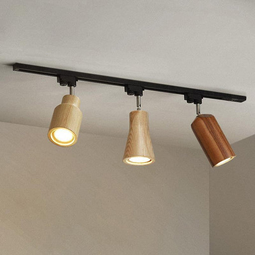 Wood Track Ceiling Lamp-DWHOME