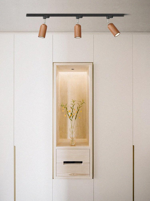 Wood Track Ceiling Lamp-DWHOME