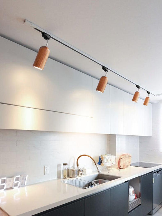 Wood Track Ceiling Lamp - Vakkerlight