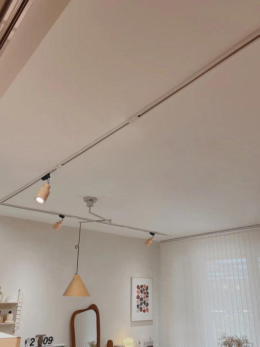 Wood Track Ceiling Lamp-DWHOME