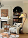 Wooden Bead Floor Lamp-DWHOME