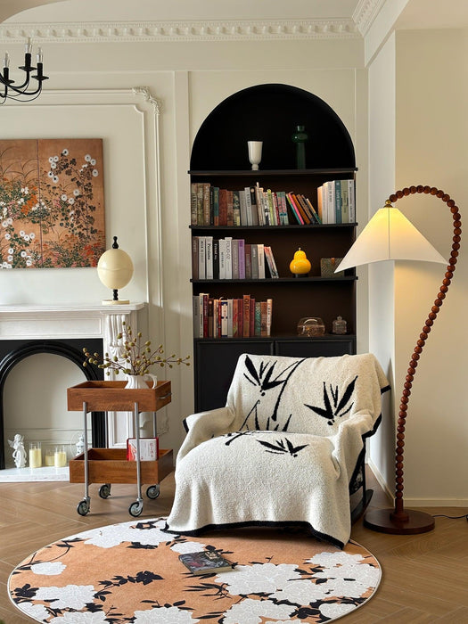 Wooden Bead Floor Lamp-DWHOME