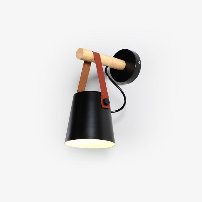 Wooden Conical Wall Light - DWHOME