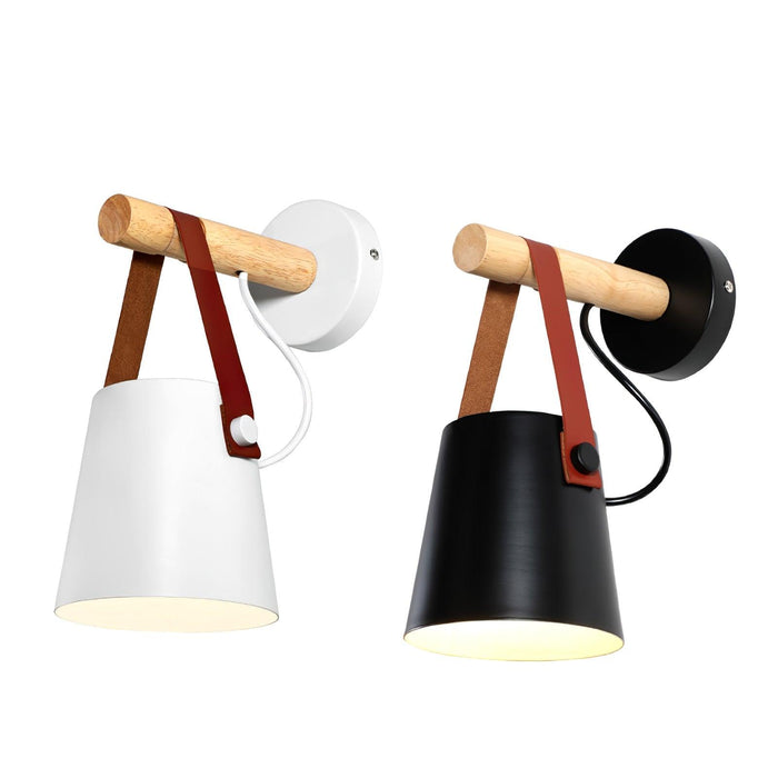 Wooden Conical Wall Light - DWHOME