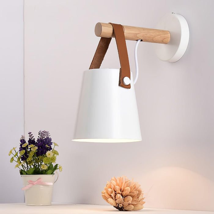 Wooden Conical Wall Light - DWHOME