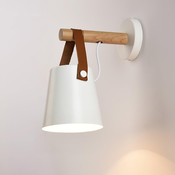 Wooden Conical Wall Light - DWHOME