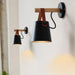 Wooden Conical Wall Light - DWHOME