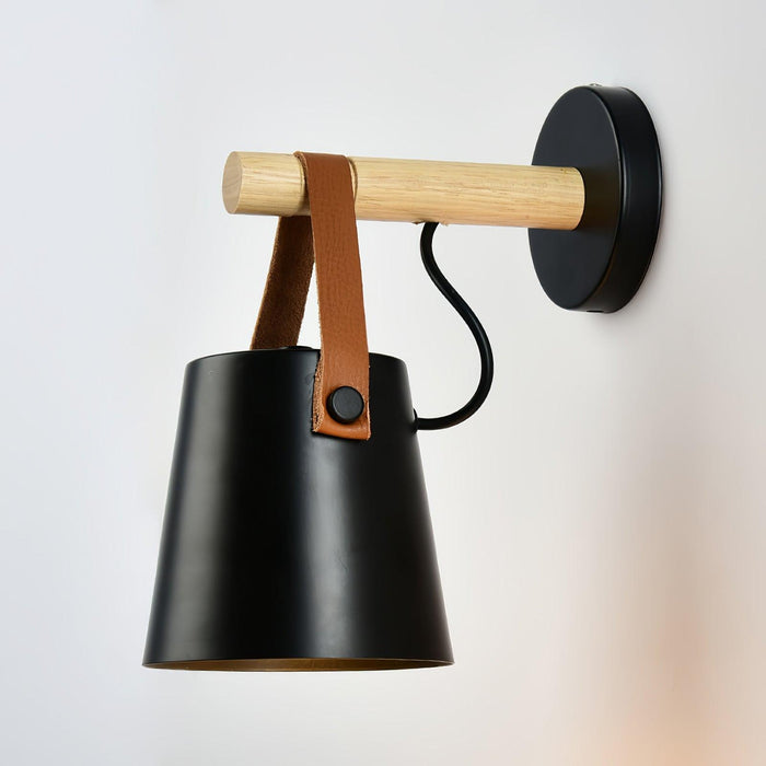 Wooden Conical Wall Light - DWHOME