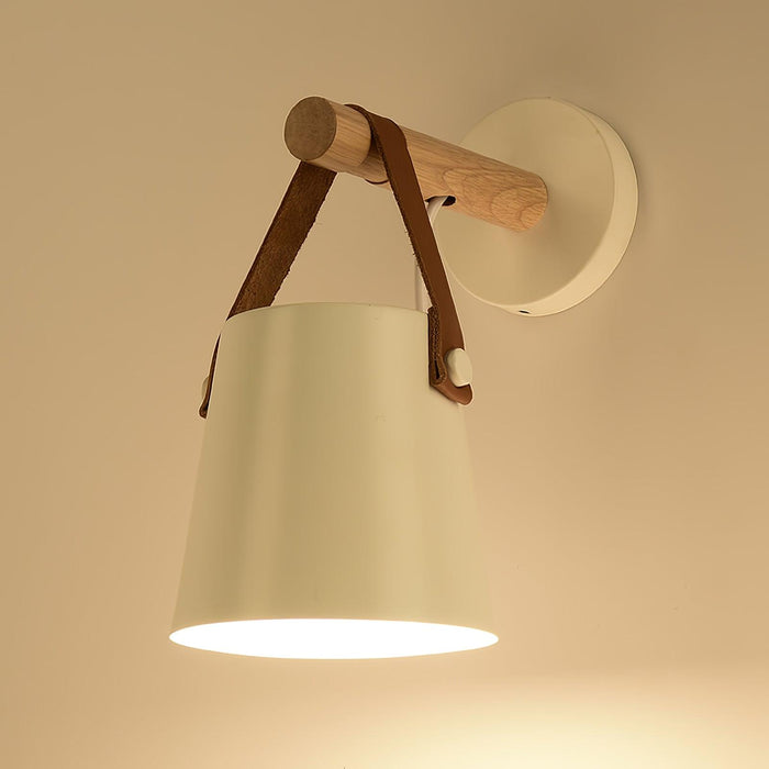 Wooden Conical Wall Light - DWHOME