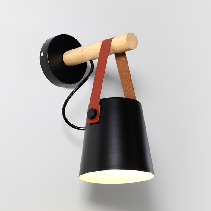 Wooden Conical Wall Light - DWHOME