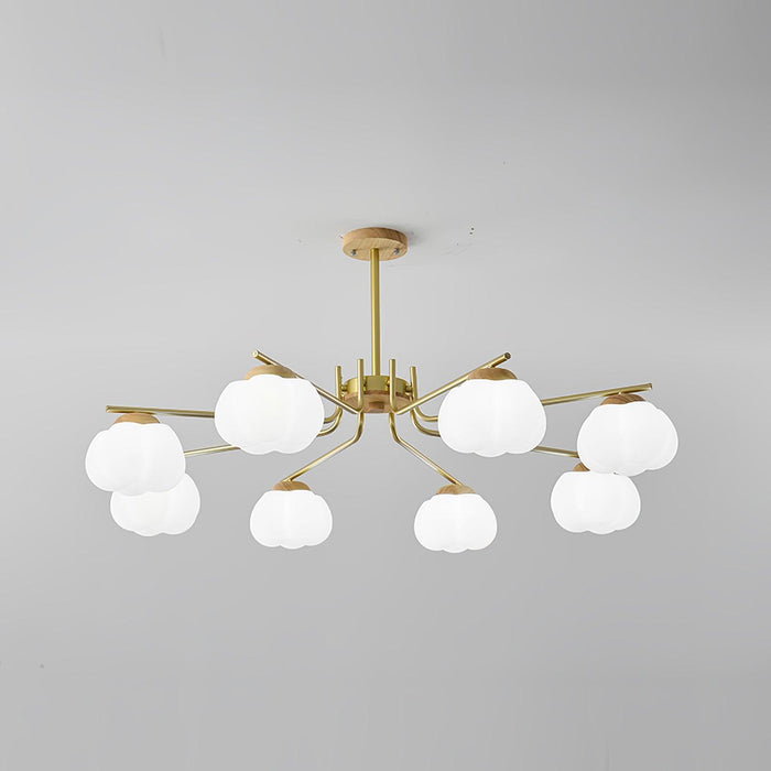 Plastic Cotton Balls Chandelier - DWHOME