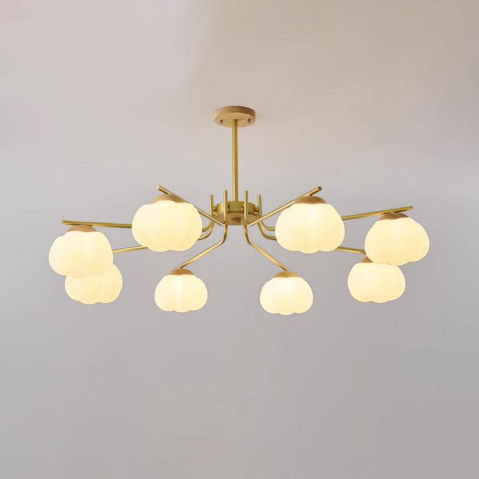 Plastic Cotton Balls Chandelier - DWHOME