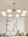 Plastic Cotton Balls Chandelier-DWHOME