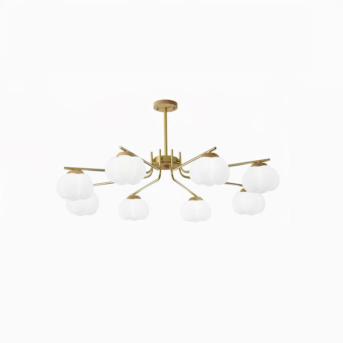 Plastic Cotton Balls Chandelier - DWHOME