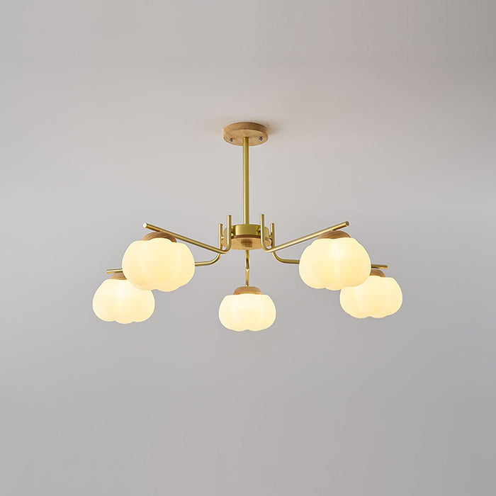 Plastic Cotton Balls Chandelier - DWHOME