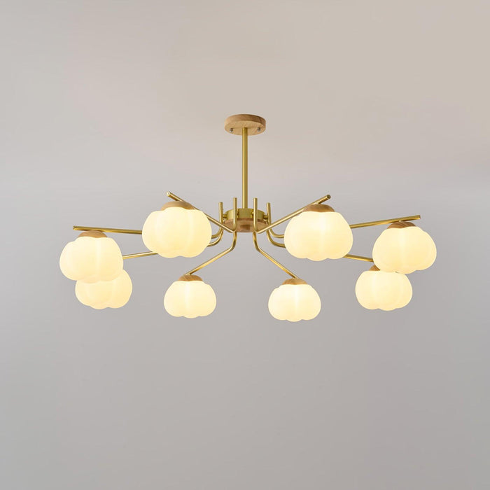 Plastic Cotton Balls Chandelier - DWHOME