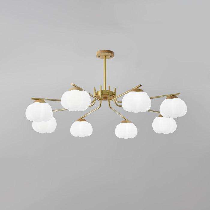 Plastic Cotton Balls Chandelier - DWHOME