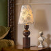 Wooden Flower Pattern Table Lamp-DWHOME