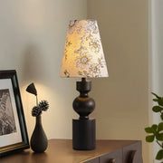 Wooden Flower Pattern Table Lamp-DWHOME