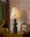 Wooden Flower Pattern Table Lamp-DWHOME