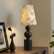 Wooden Flower Pattern Table Lamp-DWHOME