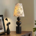 Wooden Flower Pattern Table Lamp-DWHOME