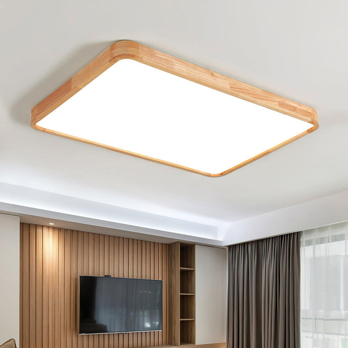 Wooden Geometric Ceiling Light - DWHOME