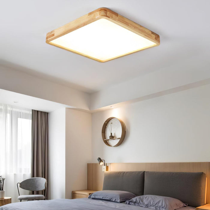 Wooden Geometric Ceiling Light - DWHOME