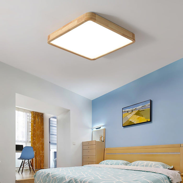 Wooden Geometric Ceiling Light - DWHOME