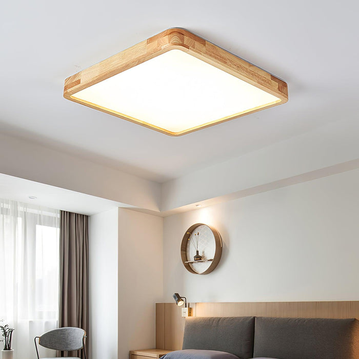 Wooden Geometric Ceiling Light - DWHOME