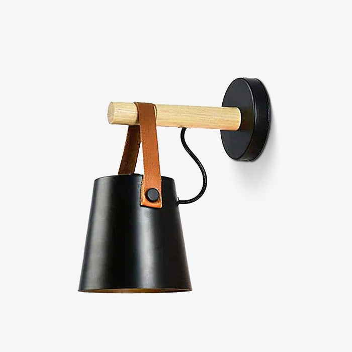 Wooden Conical Wall Light - DWHOME