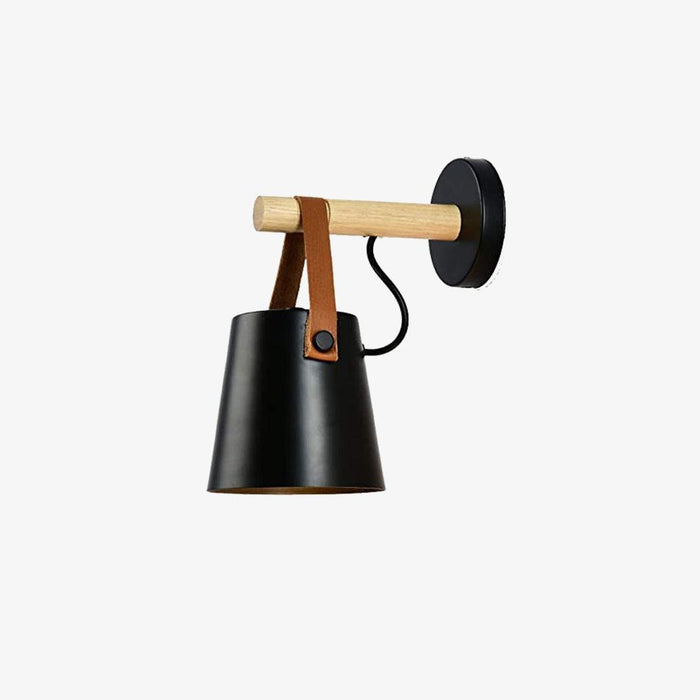 Wooden Conical Wall Light - DWHOME