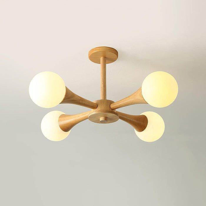 Wooden Nera Chandelier - DWHOME