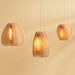 Wooden Orb Pendant Lamp.