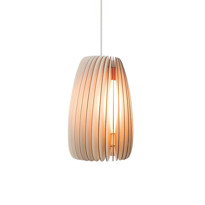 Wooden Orb Pendant Lamp.