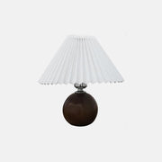 Wooden Pleated Table Lamp-DWHOME
