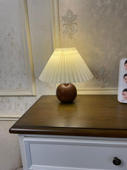 Wooden Pleated Table Lamp-DWHOME