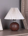 Wooden Pleated Table Lamp - DWHOME