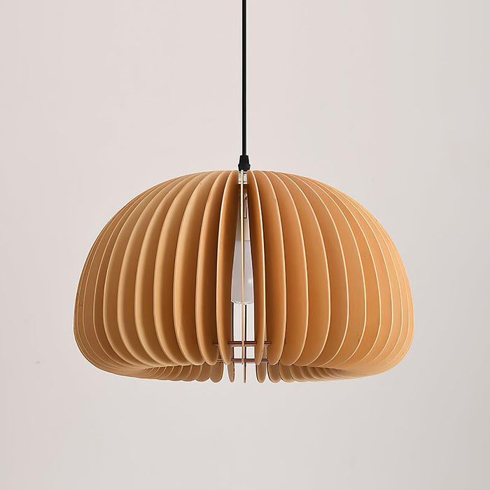 Wooden Pumpkin Pendant Lamp-DWHOME