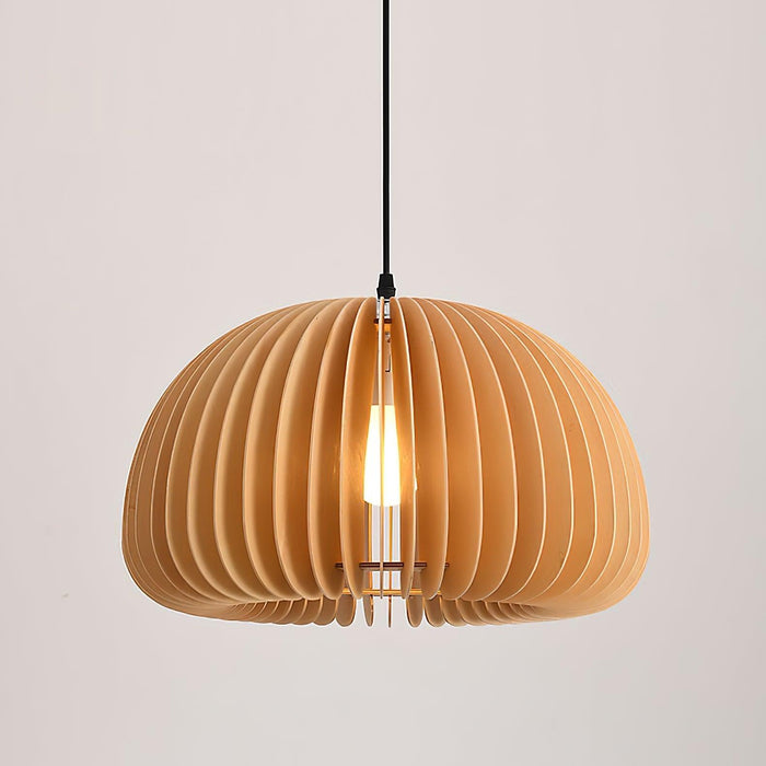 Wooden Pumpkin Pendant Lamp-DWHOME