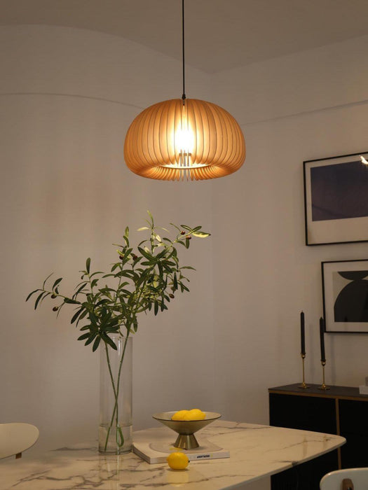 Wooden Pumpkin Swag Lights-DWHOME