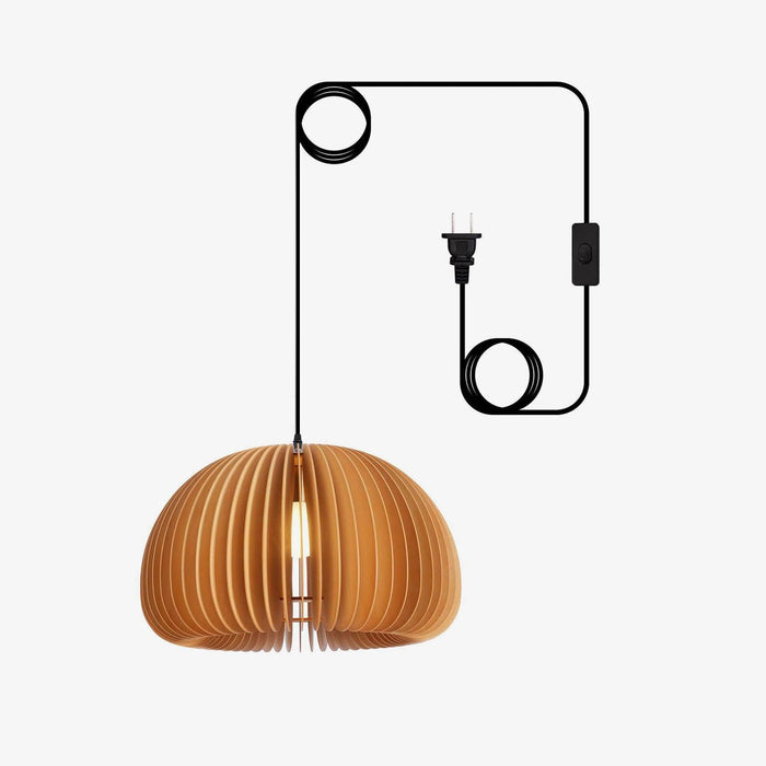 Wooden Pumpkin Swag Lights - Vakkerlight