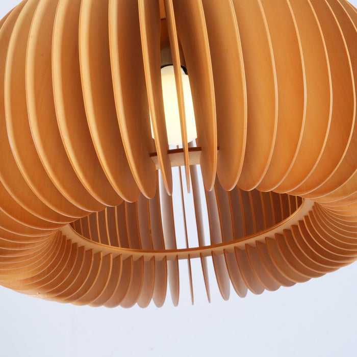 Wooden Pumpkin Swag Lights-DWHOME