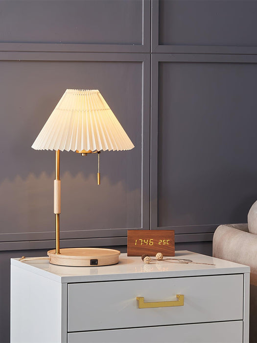 Wooden Retro Table Lamp-DWHOME